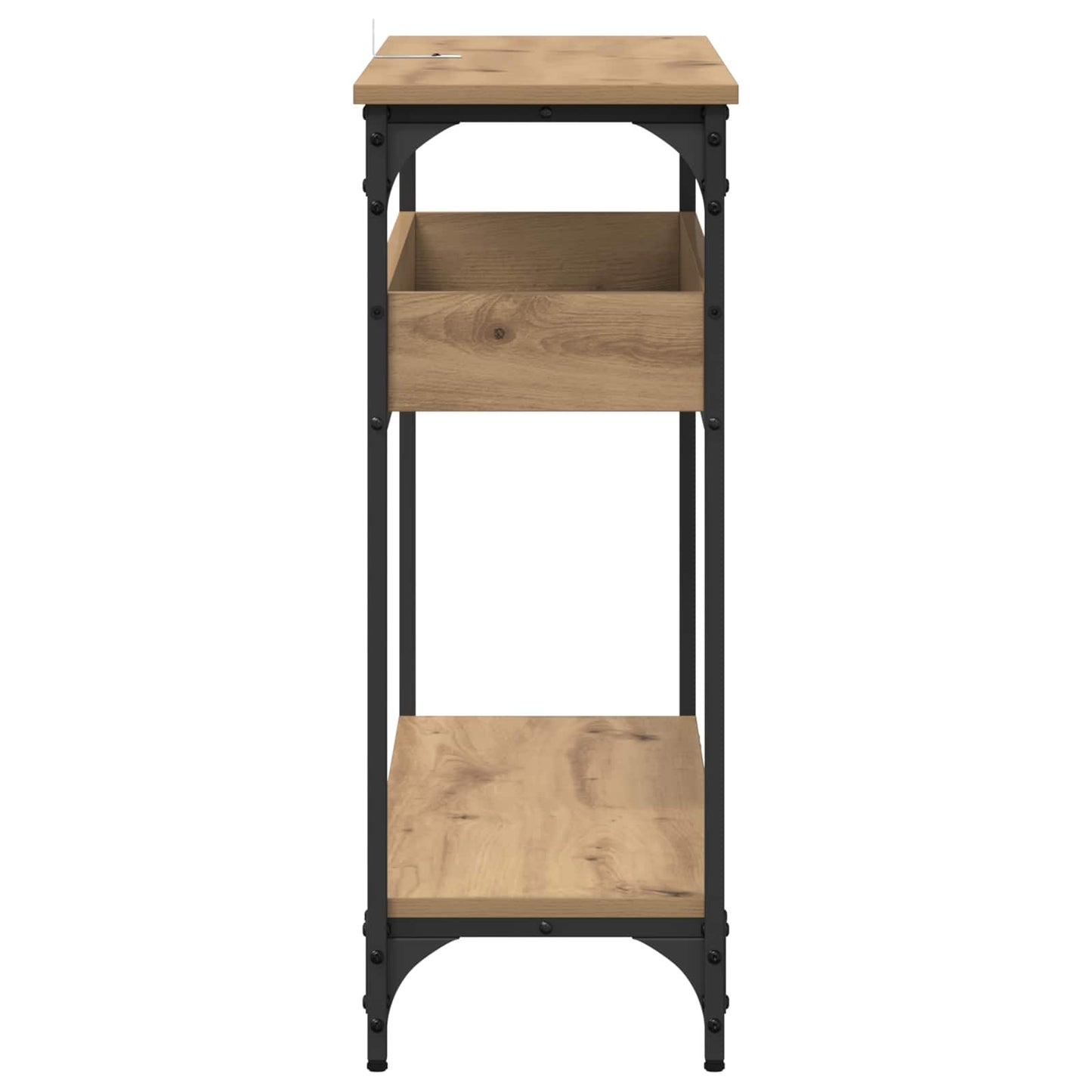 vidaXL Console Table Artisan oak 100 x 29 x 75 cm Engineered wood 6