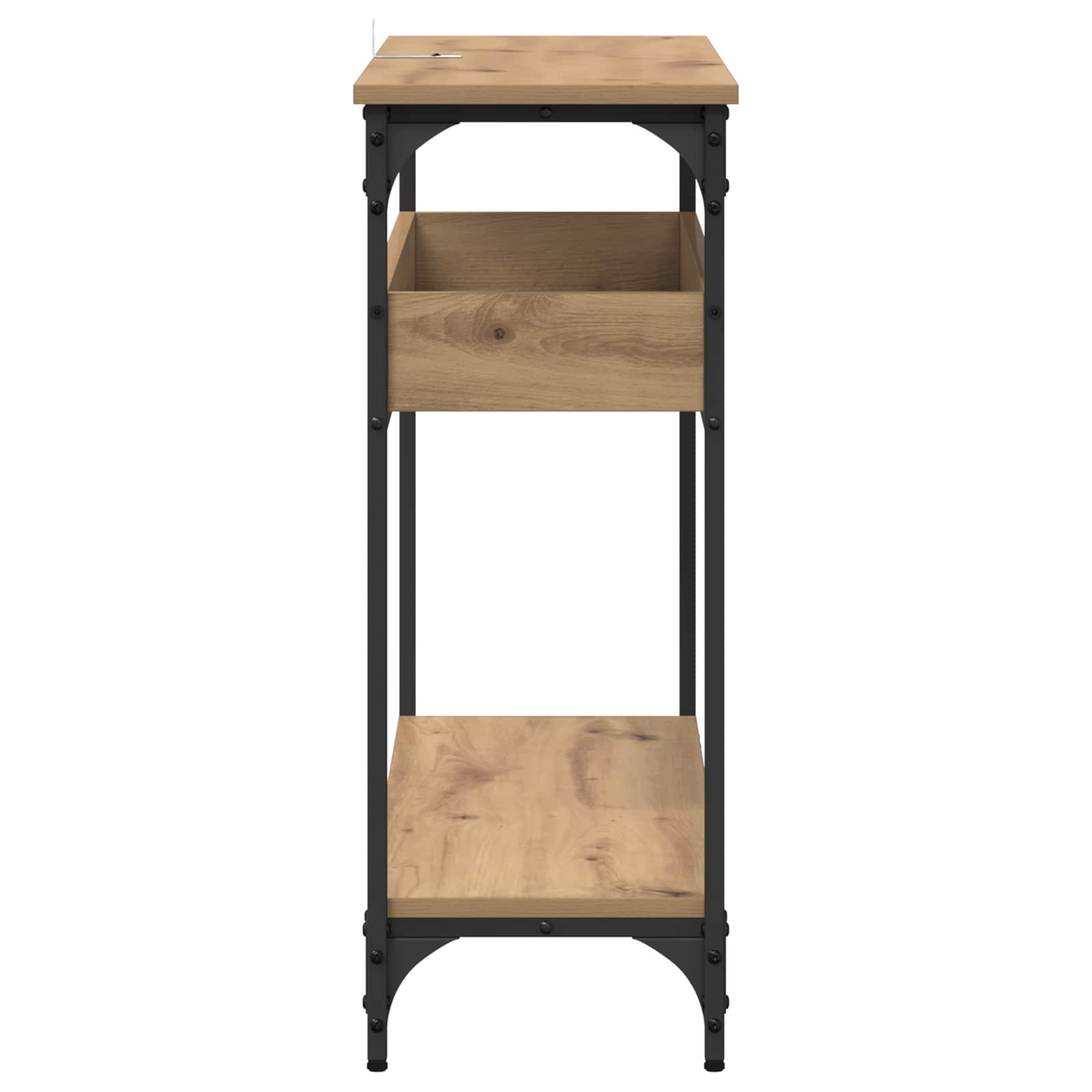 vidaXL Console Table Artisan oak 100 x 29 x 75 cm Engineered wood 6