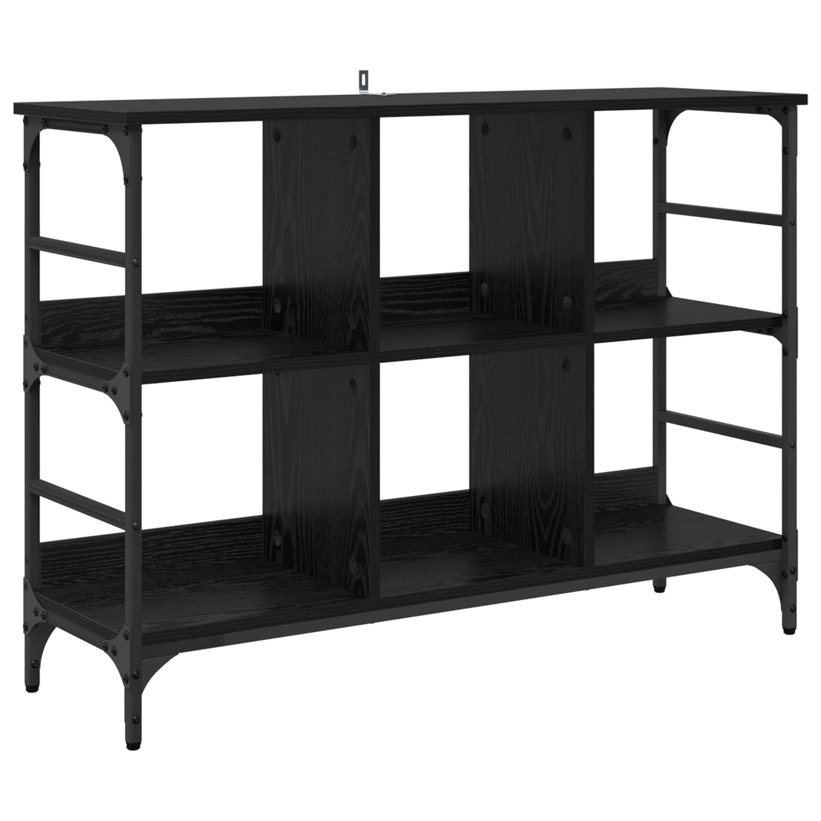 vidaXL Sideboard Black Oak 102 x 32 x 73.5 cm 2