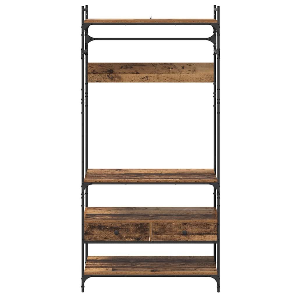 vidaXL Wardrobe Old wood 89 x 39 x 184.5 cm Engineered Wood 6
