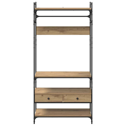 vidaXL Wardrobe Artisan oak 89 x 39 x 184.5 cm Engineered Wood 6