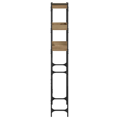 vidaXL Washing Machine Shelf with Shelf Artisan Oak 67 x 25 x 163 cm 6