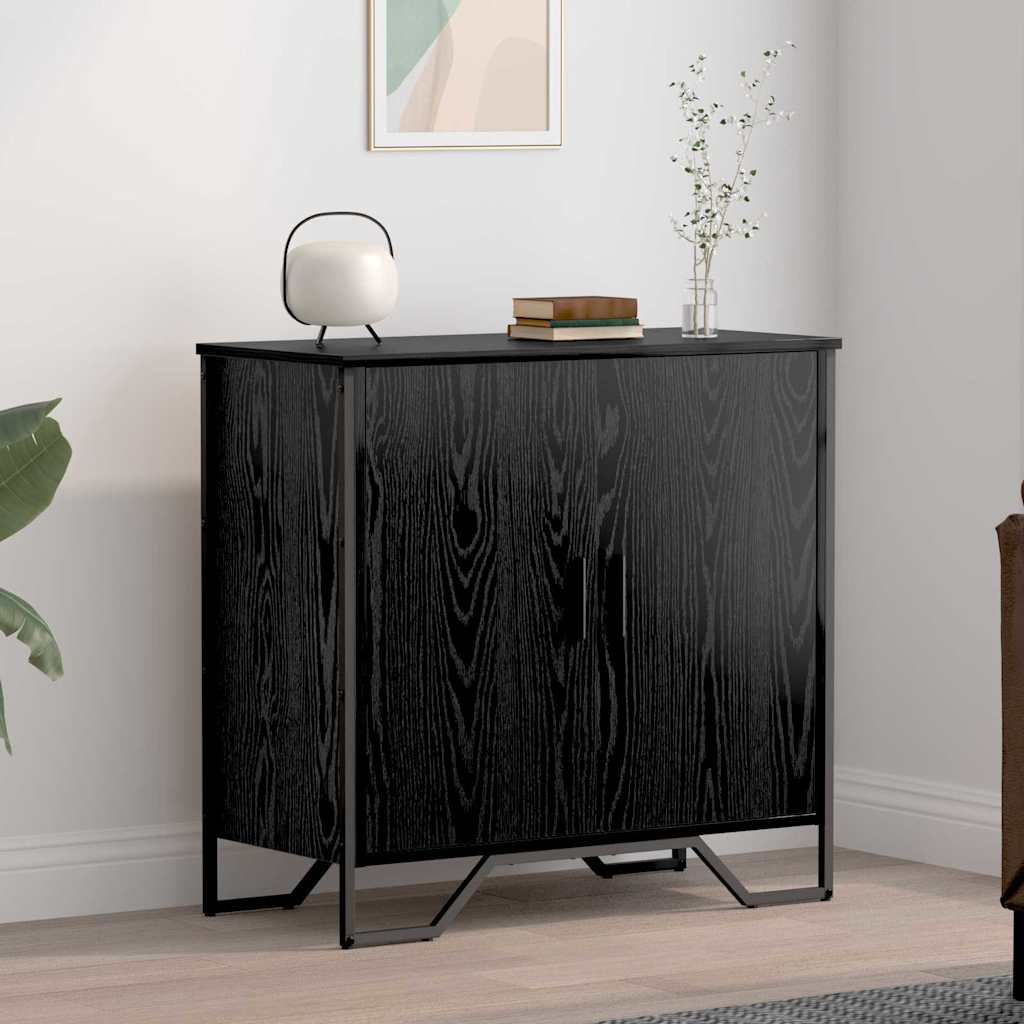 Sideboard 78x35,5x74,5 cm Engineered Wood Black oak
