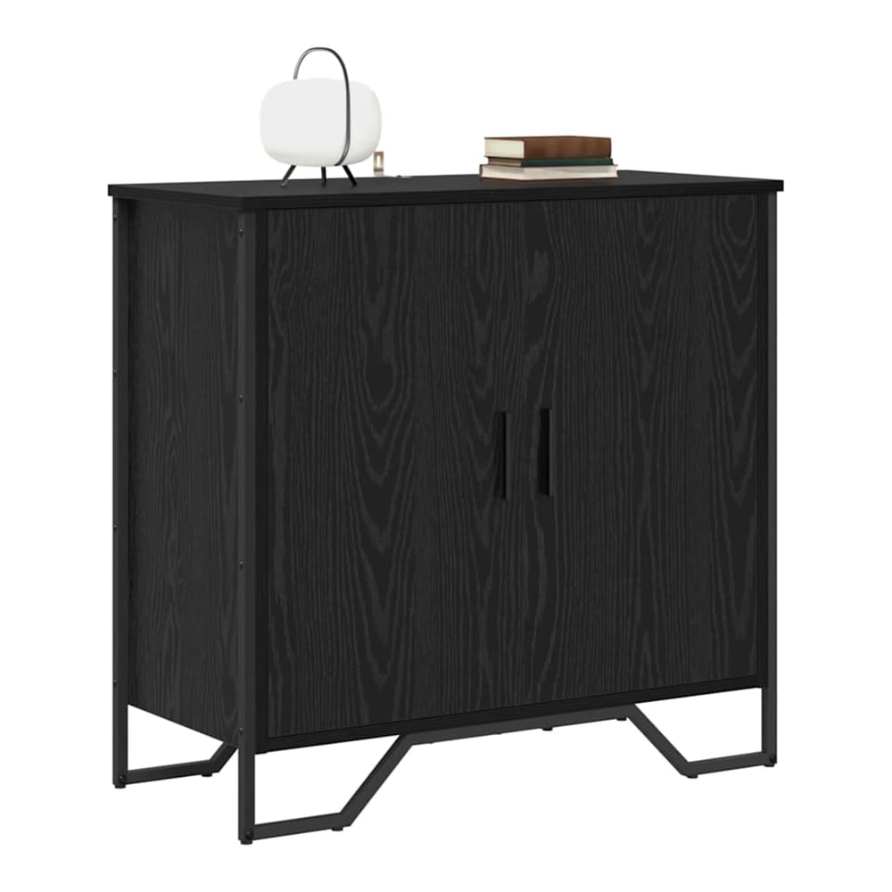 Sideboard 78x35,5x74,5 cm Engineered Wood Black oak