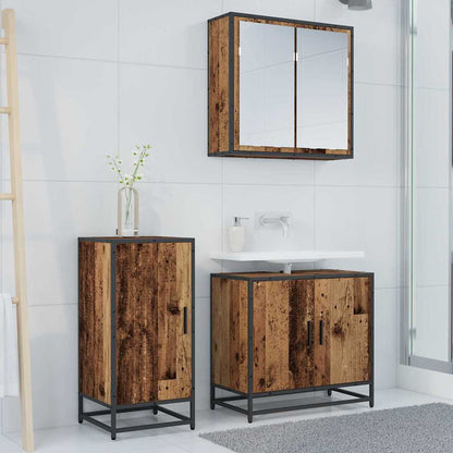 vidaXL Sideboard Old Wood 35.5 x 35 x 76 cm 4