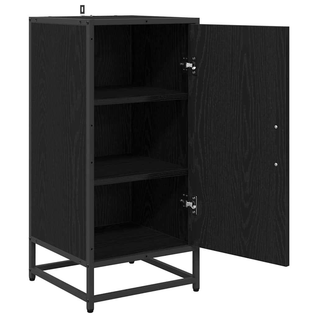 vidaXL Sideboard Black Oak 35.5 x 35 x 76 cm 5