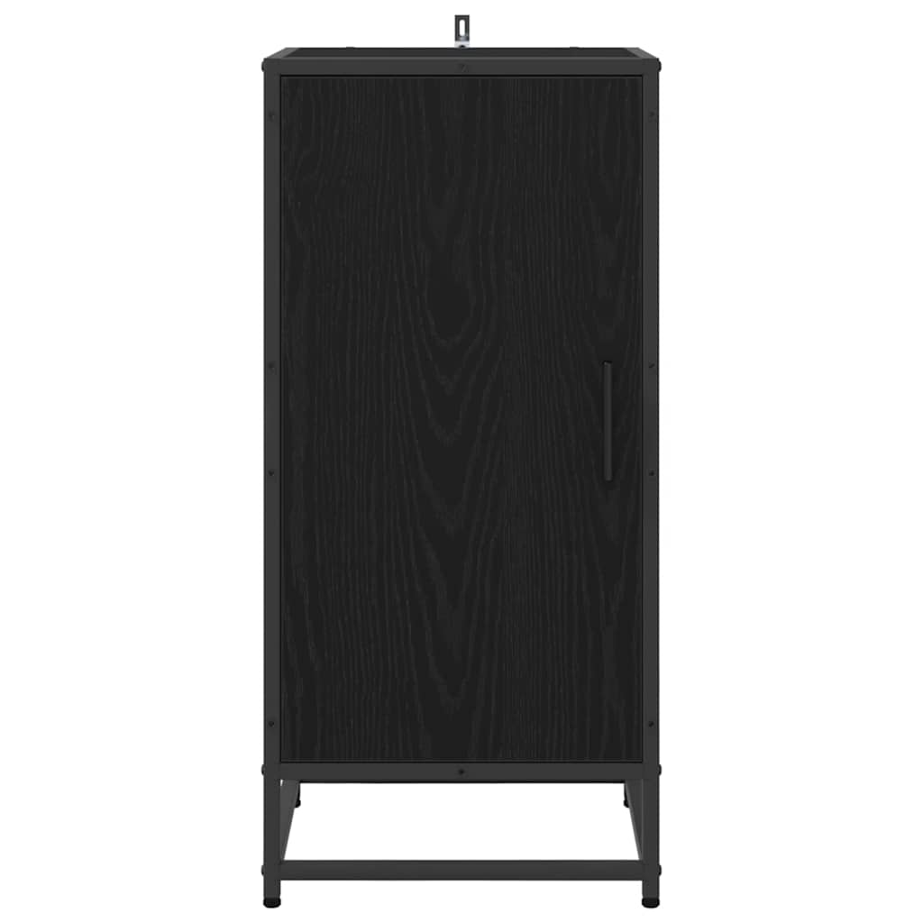 vidaXL Sideboard Black Oak 35.5 x 35 x 76 cm 6