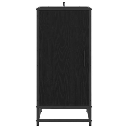 vidaXL Sideboard Black Oak 35.5 x 35 x 76 cm 6
