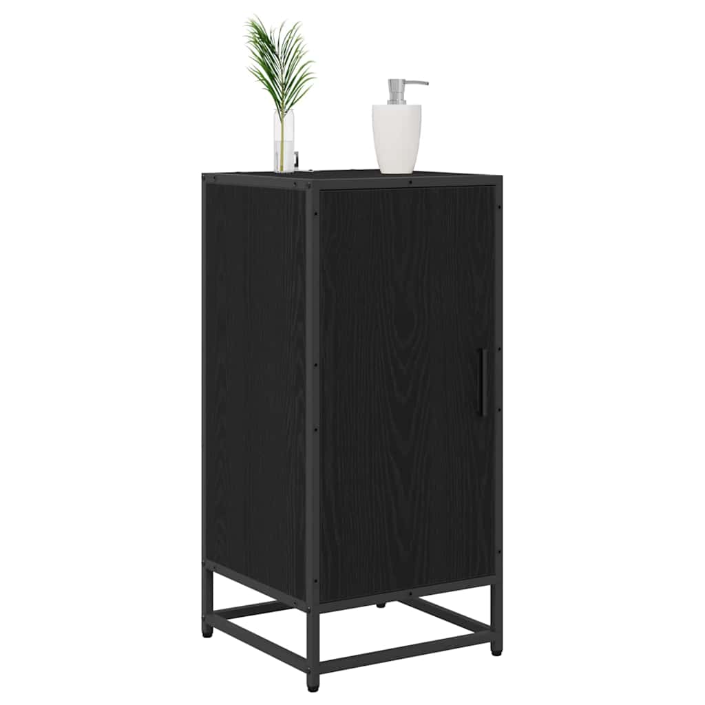 vidaXL Sideboard Black Oak 35.5 x 35 x 76 cm 3
