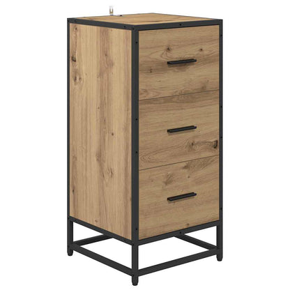 vidaXL Sideboard Artisan Oak 35.5 x 35 x76 cm 2