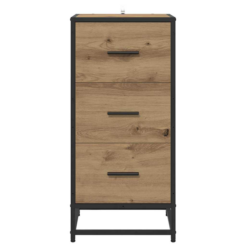 vidaXL Sideboard Artisan Oak 35.5 x 35 x76 cm 6