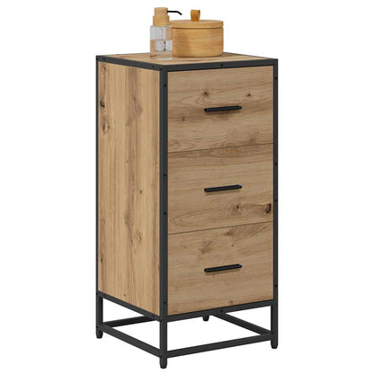 vidaXL Sideboard Artisan Oak 35.5 x 35 x76 cm 3