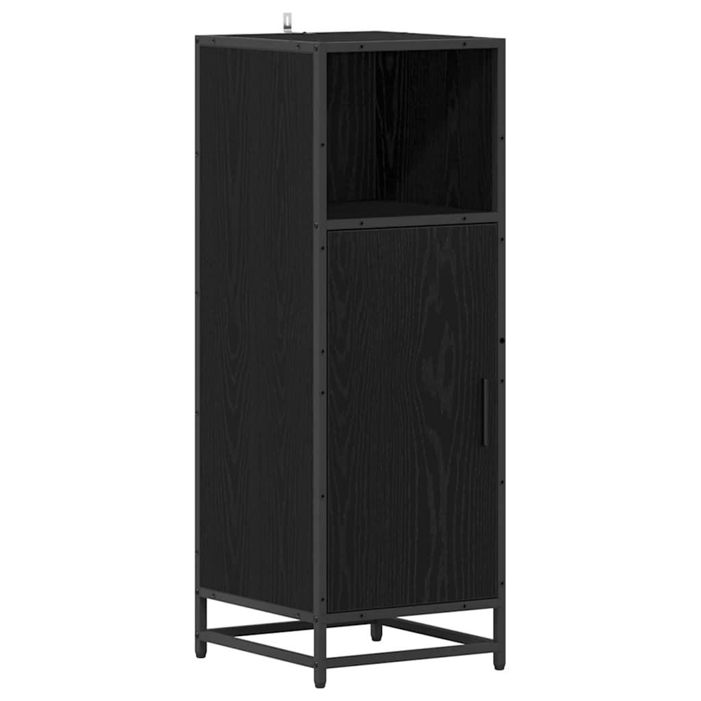 vidaXL Bathroom Furniture Set Black Oak 35 x 37.5 x 100 cm 2