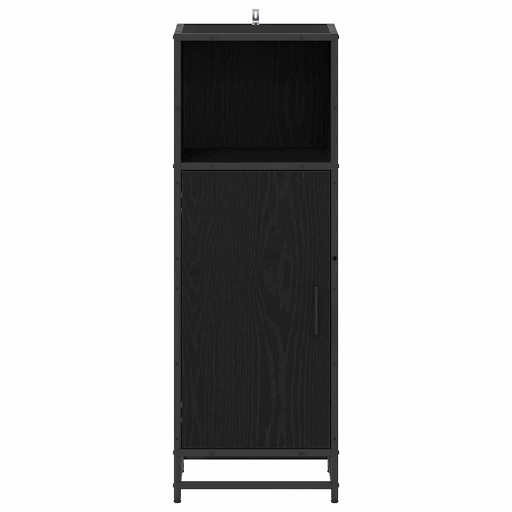 vidaXL Bathroom Furniture Set Black Oak 35 x 37.5 x 100 cm 5