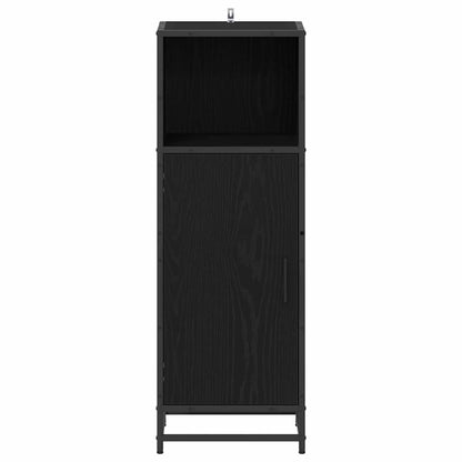 vidaXL Bathroom Furniture Set Black Oak 35 x 37.5 x 100 cm 5