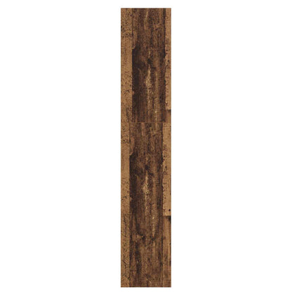 vidaXL Book Cabinet 5-Tier 60 x 30 x 166 cm Engineered Wood Old wood 6