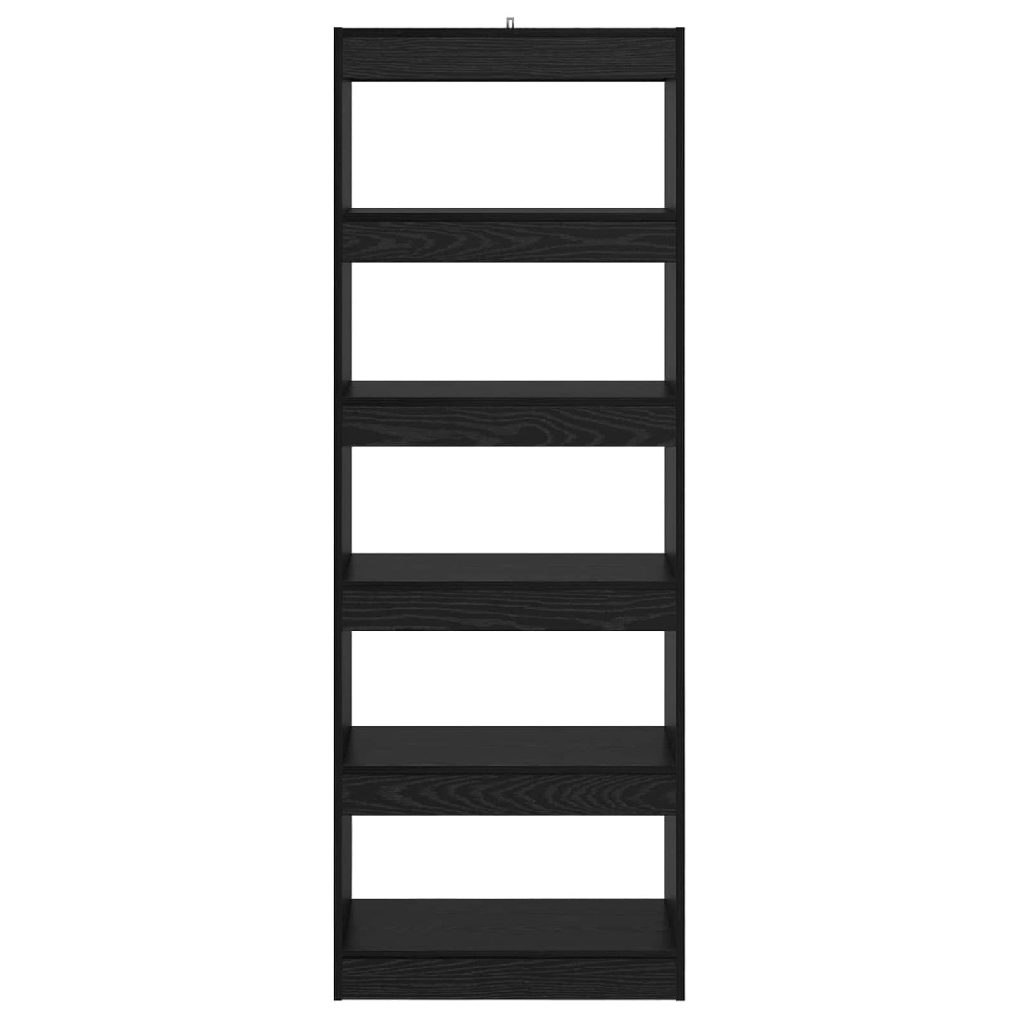 vidaXL Book Cabinet 5-Tier 60 x 30 x 166 cm Engineered Wood Black oak 5