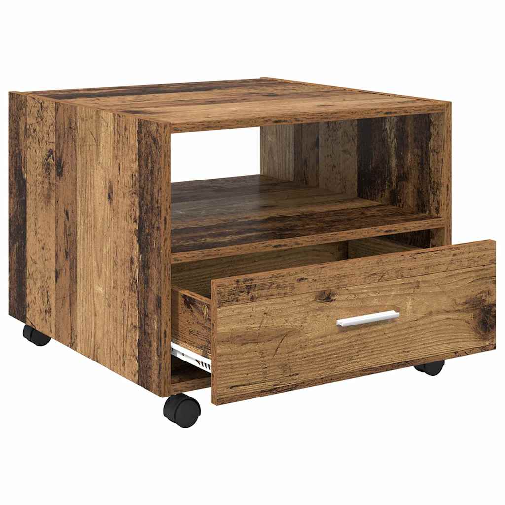 vidaXL Coffee Table Old Wood 55 x 55 x 45cm Engineered Wood 5