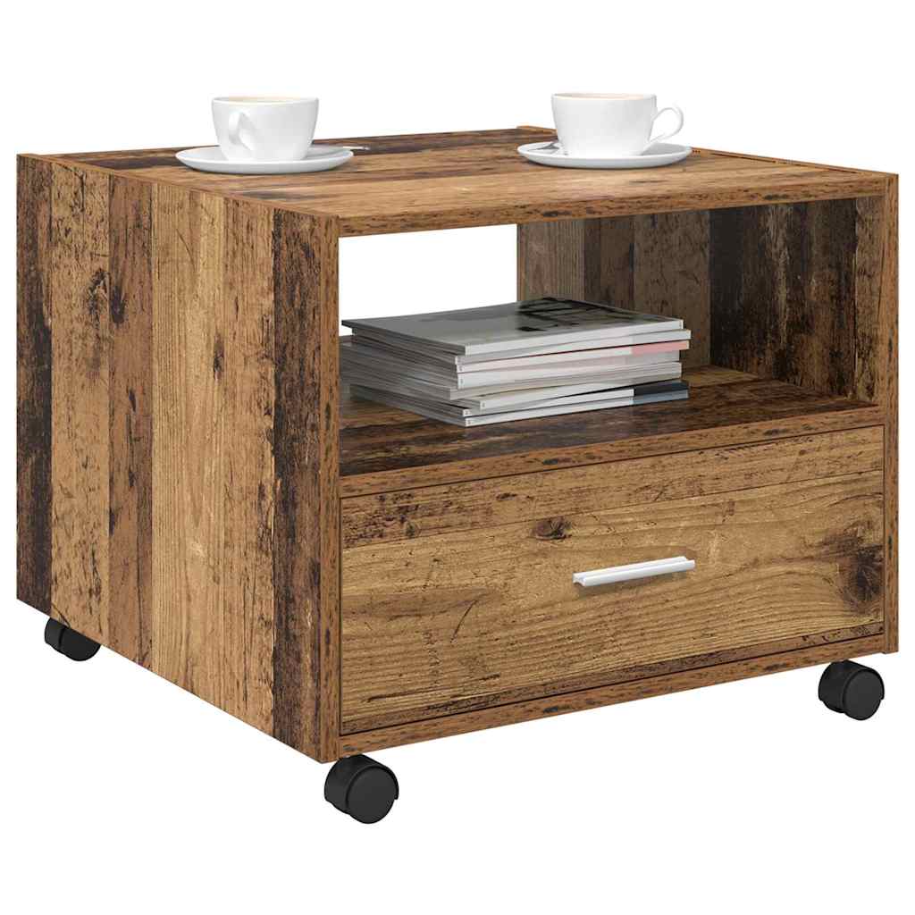 vidaXL Coffee Table Old Wood 55 x 55 x 45cm Engineered Wood 3