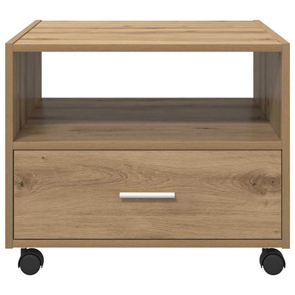 vidaXL Coffee Table Artisan Oak 55 x 55 x 45cm Engineered Wood 6
