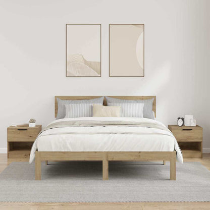 vidaXL Bed Cabinet 2 pcs Artisan Oak 40 x 39 x 40cm Engineered Wood 4