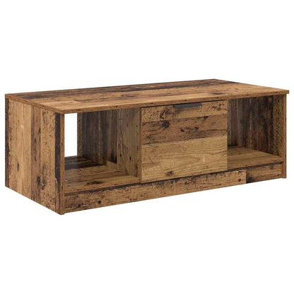 vidaXL Coffee Table Old Wood 102 x 50 x 36cm Engineered Wood 2