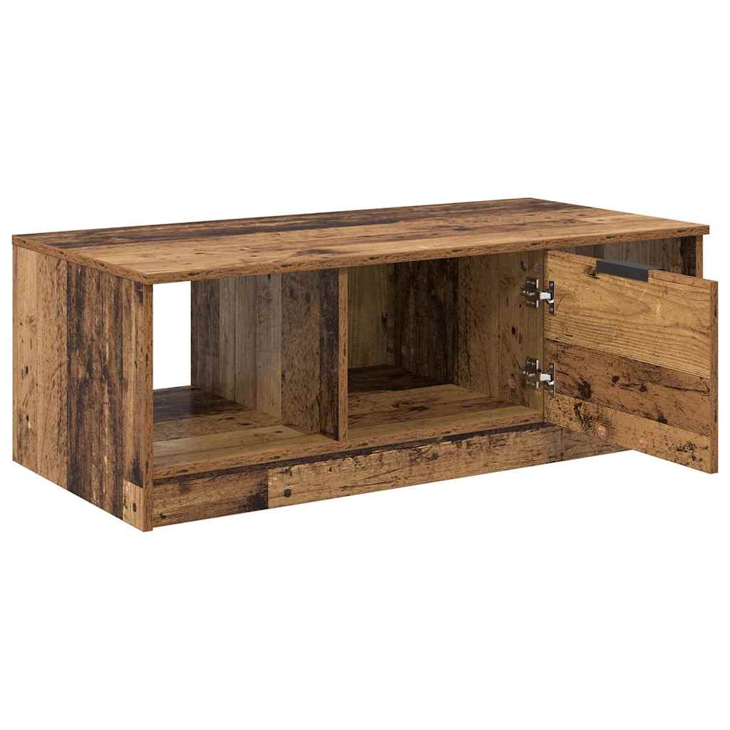 vidaXL Coffee Table Old Wood 102 x 50 x 36cm Engineered Wood 5
