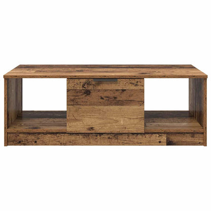 vidaXL Coffee Table Old Wood 102 x 50 x 36cm Engineered Wood 6