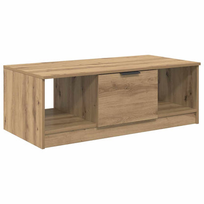 vidaXL Coffee Table Artisan Oak 102 x 50 x 36cm Engineered Wood 2
