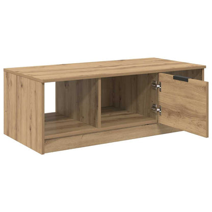 vidaXL Coffee Table Artisan Oak 102 x 50 x 36cm Engineered Wood 5