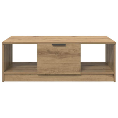 vidaXL Coffee Table Artisan Oak 102 x 50 x 36cm Engineered Wood 6
