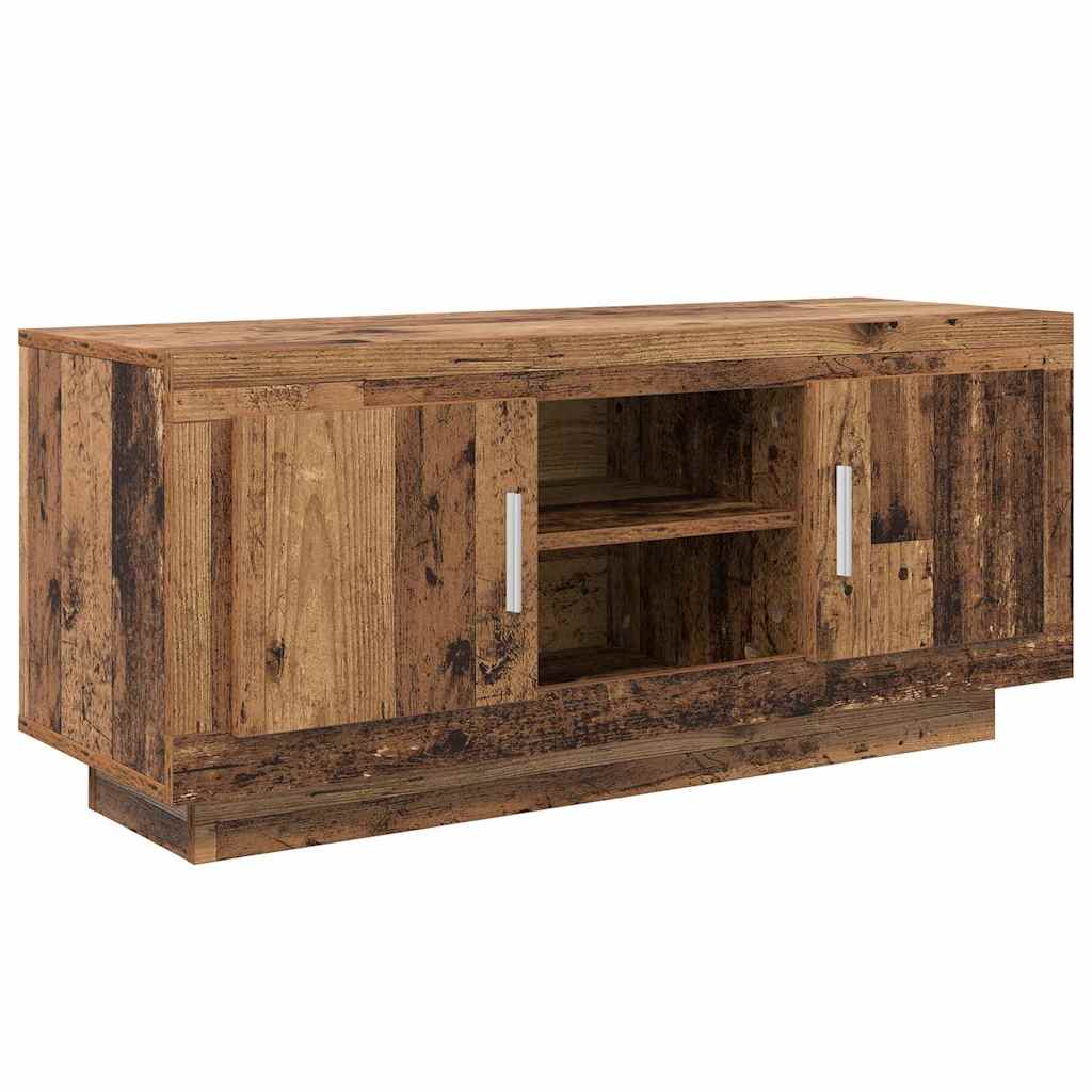 vidaXL TV Cabinet 102 x 35 x 45 cm Old Wood Engineered Wood 2