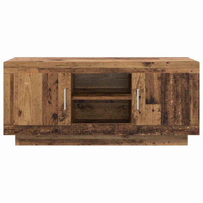 vidaXL TV Cabinet 102 x 35 x 45 cm Old Wood Engineered Wood 6