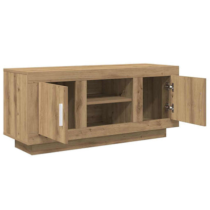 vidaXL TV Cabinet 102 x 35 x 45 cm Artisan Oak Engineered Wood 5