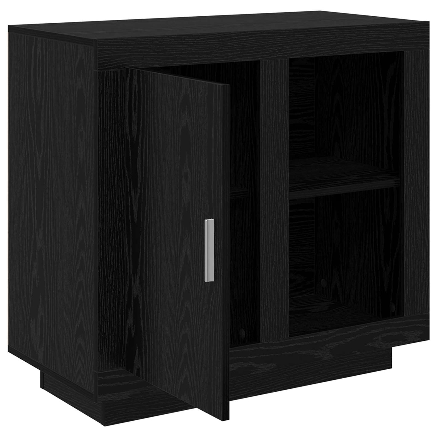 vidaXL Sideboard Black Oak 80 x 40 x 75 cm Engineered Wood 5