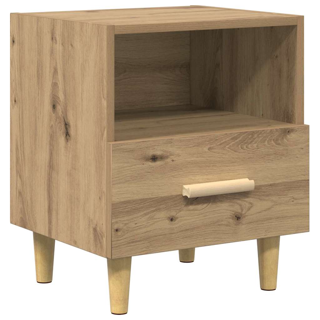 vidaXL Bedside Cabinet 2 pcs Artisan Oak 40 x 35 x 47 cm 6