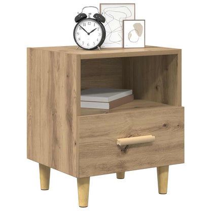 vidaXL Bedside Cabinet 2 pcs Artisan Oak 40 x 35 x 47 cm 3