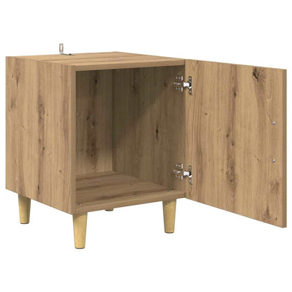vidaXL Bedside Cabinet 2 pcs Artisan Oak 40 x 40 x 50 cm 5