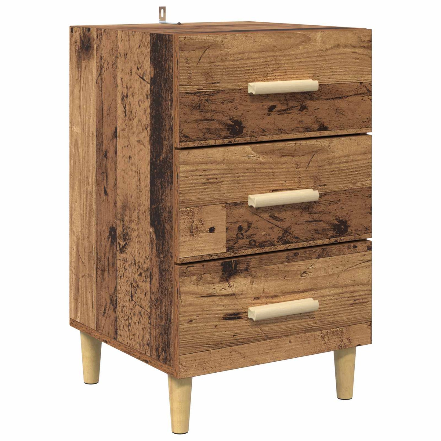 vidaXL Bedside Cabinet Old Wood 40 x 40 x 66 cm Engineered Wood 2