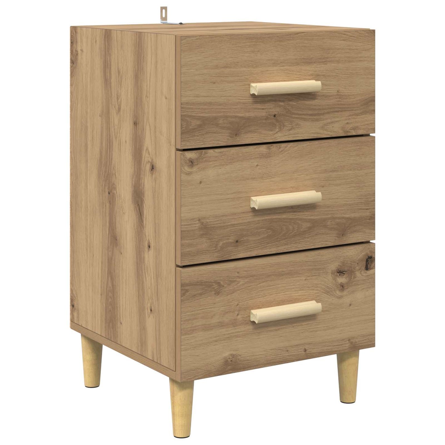 vidaXL Bedside Cabinet Artisan Oak 40 x 40 x 66 cm Engineered Wood 2