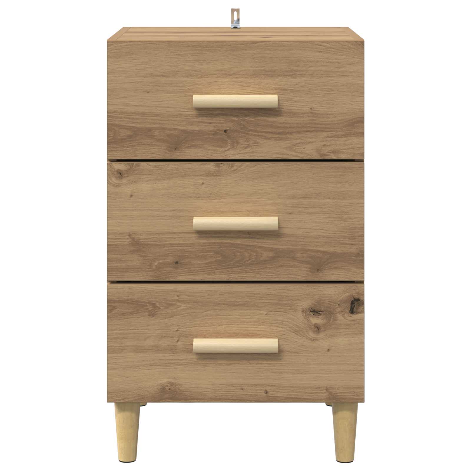 vidaXL Bedside Cabinet Artisan Oak 40 x 40 x 66 cm Engineered Wood 6