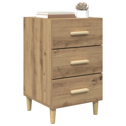 vidaXL Bedside Cabinet Artisan Oak 40 x 40 x 66 cm Engineered Wood 3