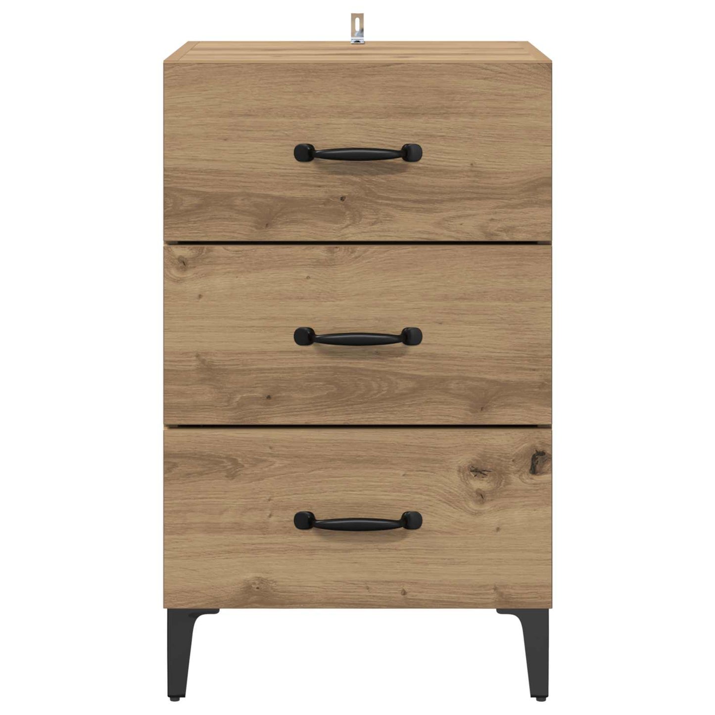 vidaXL Bedside Cabinet Artisan Oak 40 x 40.5 x 66 cm Engineered Wood 6