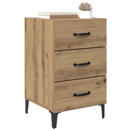 vidaXL Bedside Cabinet Artisan Oak 40 x 40.5 x 66 cm Engineered Wood 3