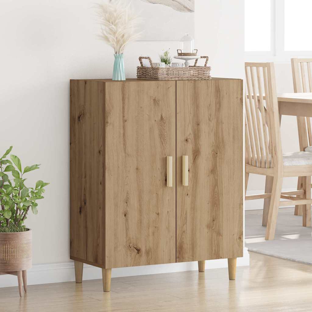 vidaXL Sideboard Artisan Oak 70 x 34 x 90 cm Engineered Wood 1