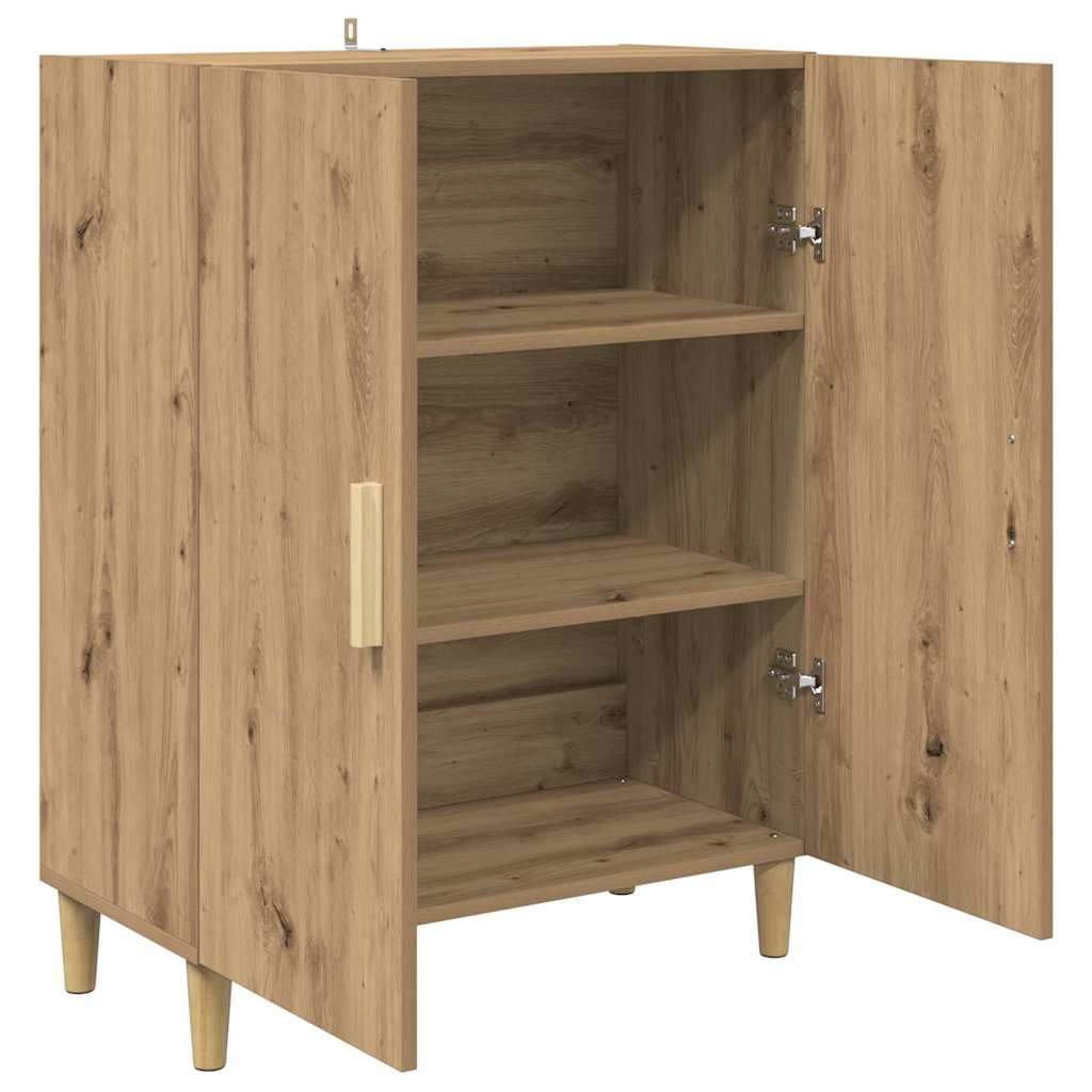 vidaXL Sideboard Artisan Oak 70 x 34 x 90 cm Engineered Wood 5
