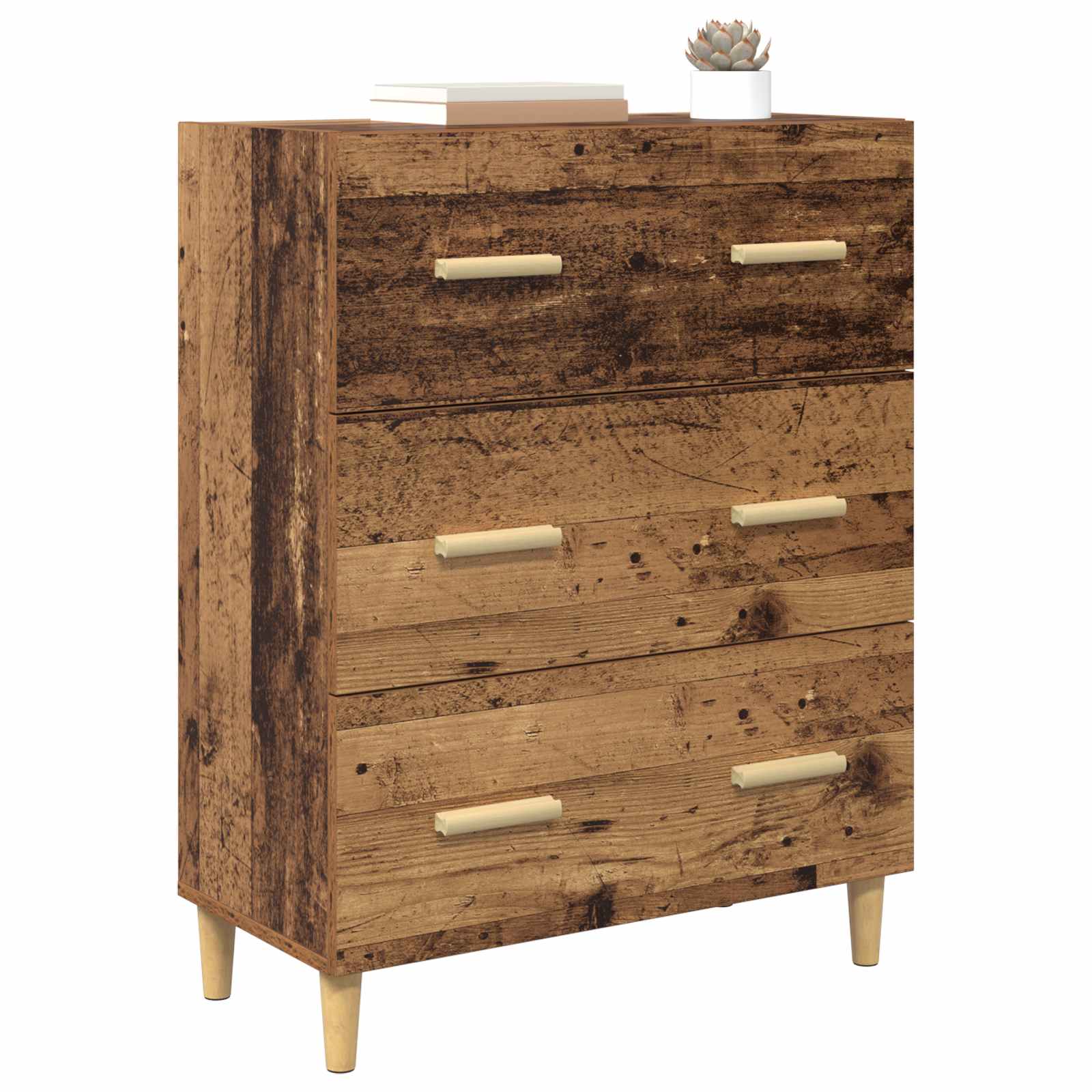 vidaXL Sideboard Old Wood 69.5 x 34 x 90 cm Engineered Wood 3