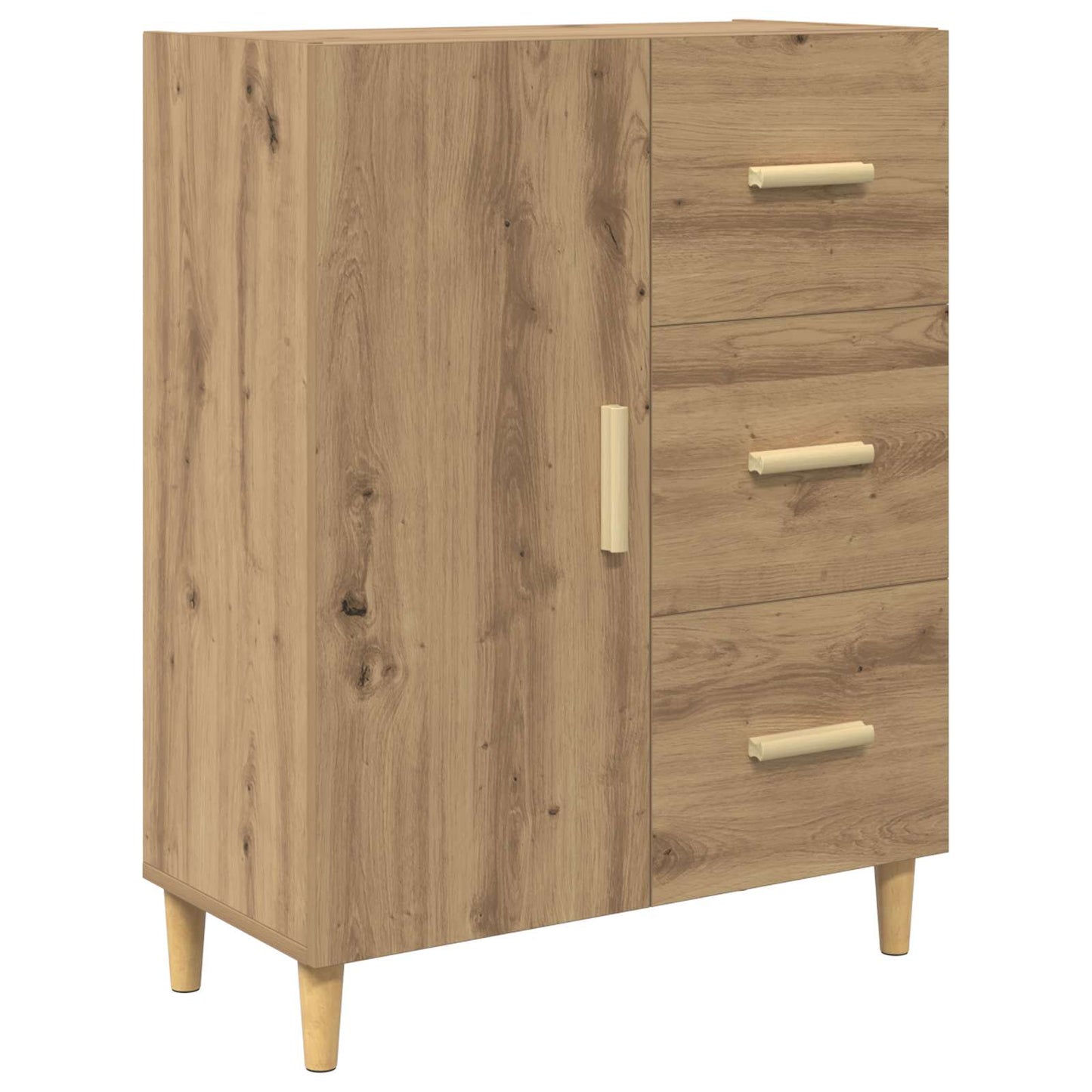 vidaXL Sideboard Artisan Oak 34 x 69.5 x 90 cm Engineered Wood 2