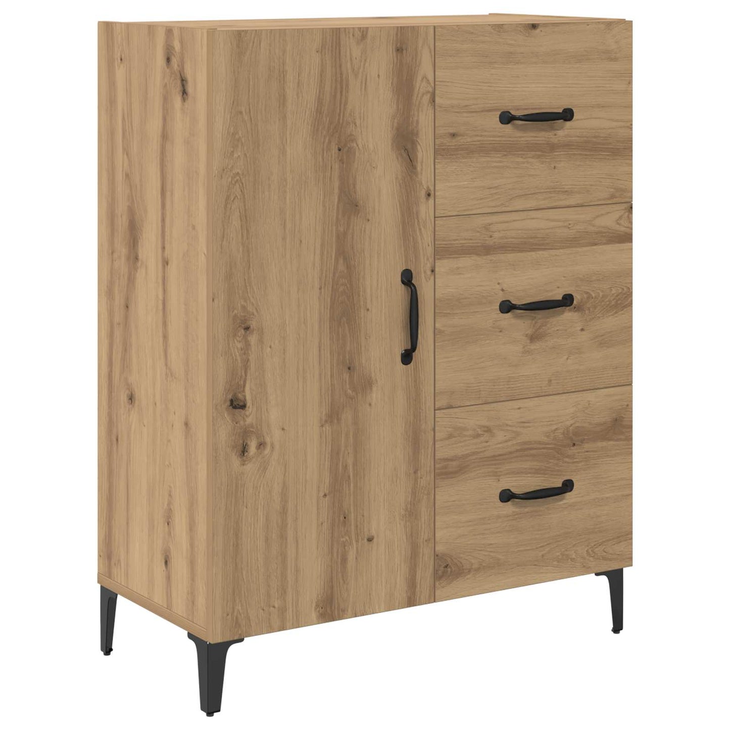 vidaXL Sideboard Artisan Oak 69.5 x 34 x 90 cm Engineered Wood 2