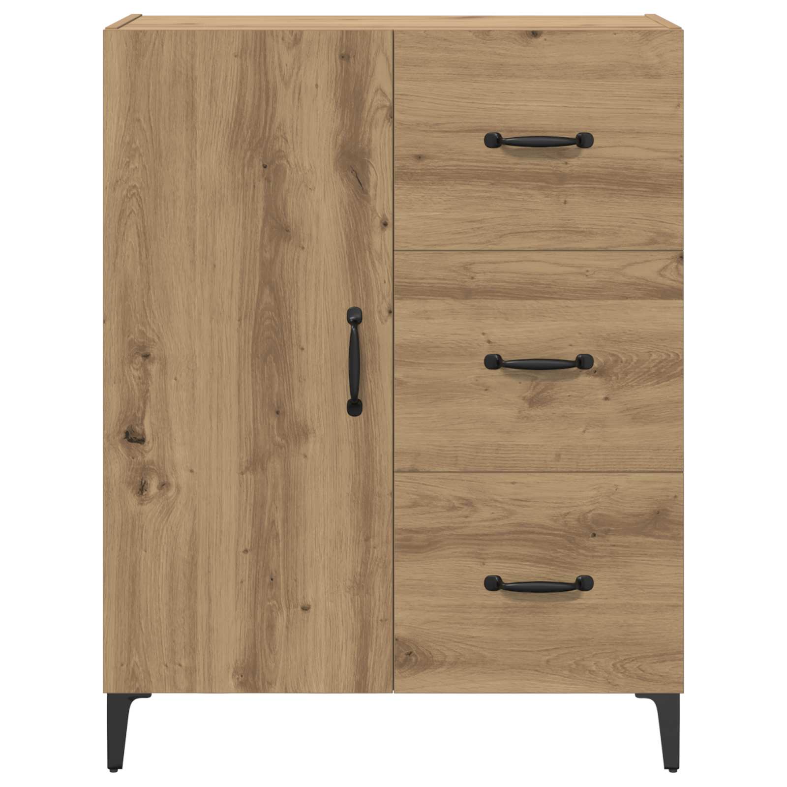 vidaXL Sideboard Artisan Oak 69.5 x 34 x 90 cm Engineered Wood 6